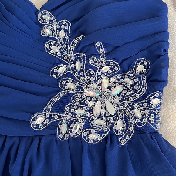 B.Darlin dark Royal blue size 3/4 above the knee dress, prom or graduati… - Picture 6 of 8